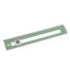Phefop 2 in 1 Compass Ruler, Clear Scale Drawing Tool for Students, (Green)