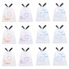 PHENOFICE 69pcs Drawstring Refuse Bags Thickened Large Kitchen Trash Bags 50×55cm for Home and Office Trash Containers Diameter ≤37cm