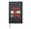 Phlebotomist Tech Technician blood, Hardcover Journal, Black