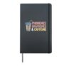 Phonemes Graphemes and Caffeine Funny Reading Back To School Hardcover Journal, Black