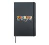 Phonics is My Jam Funny Reading Teacher Hardcover Journal, Black