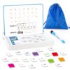 Phonics Magnetic Letter Tiles Set with Dry Erase Board & Storage Tray