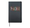 Phonics Teacher Retro Back To School Women Vintage Hardcover Journal, Black