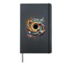 Physics Black Hole Outer Space Galaxy Planets Astrophysicist Hardcover Journal, Black