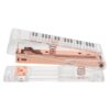 Piano Pattern Desktop Stapler Acrylic Steel Manual