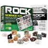 Piano Potato Rock Kit, 15 Specimens with Magnifier, STEM Toy 6+