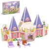 PicassoTiles 148pc Magnetic Tiles Princess Castle Brick Block Toy Ages 3+