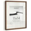 Picture Frame, USA-Sourced Hardwood Photo Frame, Walnut, 11x14