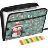 Pigsaly Christmas Penguin Candy Cane Snowflakes Accordion Filing Folder