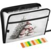 Pigsaly Christmas Tree White Snowman Family Accordion Filing Folder