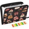 Pigsaly Christmas Walrus Heads Snowflake Accordion Filing Folder