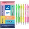 PILOT G-2 07 Neon Gel Ink Rollerball Pen, Envelope Pack of 6
