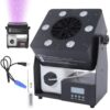 Pinelicorn Professional Bubble Maker Machine w/4W LED RGBW, 180°Adjustable