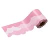 Pink Cloud Paper Adhesive Roll Bulletin Board Border Self