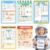 PINKEESEA 6 Pack Kids Pretend Play Notepads 4x6 Inch Playtime Pads for Kids 40 Pages Imaginative Role for Toddlers (Role Play)