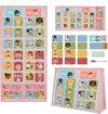 Pink Emotion Pocket Chart for Kids, Calm Down Corner Teaching Supply