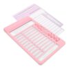 Pink Plastic Chore Chart for Teens Students with Goal Setting Reminder