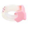 Pink Plastic Desktop Tape Dispenser for Office and Workshop Use