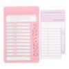 Pink Plastic Self Discipline Check in Chart for Students and Teens