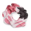 Pink Poodles Dogs Chiffon Scrunchies for Women