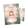 Pink Princess Fairytale Pocket Folder Gift Name Back to School Supplies Teacher Office Birthday Girl Boy Kids Custom Personalized