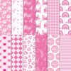 Pink Ribbons Scrapbook Paper Pad, 24 Sheets, Double Sided DIY Card Making
