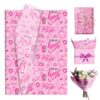 Pink Ribbon Tissue Papers,100sheets, Breast Cancer Awareness Wrapping Paper
