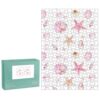 Pink Starfish Seashell Wooden Jigsaw Puzzle for Adults 300 PCS,Premium Wood Puzzle Game with Storage Box Brain Teaser Relaxing Activity for Family Fun and Home Decor