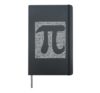 Pi Symbol Filled with Infinite Digits Pi Day Design Hardcover Journal, Black