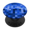 Pixelated Blue Gamer PopSockets PopGrip: Swappable Grip for Phones & Tablets PopSockets Adhesive PopGrip