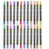 PLAFOPE 12pcs Dual Tip Water Based Markers, 24 Colors for School Art