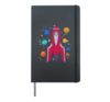 Planet Cosmonaut Space Stars Galaxy Future Astronaut Kids Hardcover Journal, Black