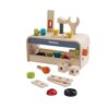 PlanToys® Wooden Little Tool Bench Montessori Construction Kids STEM Toy