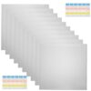Plastic File Folders with Color Label Tabs 10 Sets X32cm Set