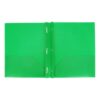 Plastic Folders with Pockets, 2 Pack Letter Size 2 Pocket Poly Folder with 3 Prongs Business Card Slot,Durable Water Resistant Heavy Duty File Folders for Office Home Indoor Daily Use，Green