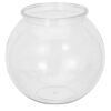 Plastic Terrarium Bowl, 18x18x16cm Small Hydroponic Planter