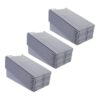 Plastic Time Card Holder Rack with 10 Pockets 3 Sets for Office