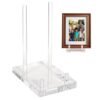 Plate Display Stands Acrylic Non Slip Space Saving