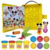 Play-Doh Disney Junior Mickey Mouse Clubhouse, Shape a Story Playset, Storage & Travel, Arts & Crafts Preschool Toys for Kids 2+