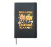 Playful Fall in Loves Learning Autumn Vibes Kids Teachers Hardcover Journal, Black