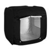 Play Tent, Foldable Calm Den, Portable Black Shelter, Window Space