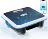 Pleco SK02 Solar Powered Robotic Pool Skimmer, Obsidian Ivory