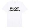 Plot Thickener Fun Book Fair Book Lover Joke Comfort Colors Adult Heavyweight T-Shirt