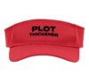 Plot Thickener Fun Book Fair Book Lover Joke Sport Sun Visor, Youth, One Size, Red