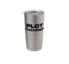 Plot Thickener Fun Book Fair Book Lover Joke Stainless Steel Insulated Tumbler