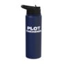 Plot Thickener Fun Book Fair Book Lover Joke Stainless Steel Insulated Water Bottle