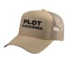 Plot Thickener Fun Book Fair Book Lover Joke Trucker Hat with Adjustable Mesh Back, Khaki