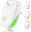 Plug in Air Ionizers, 4 Pack Two-Speed Quiet Negative Ion Air Purifier, Mini Air Ionizers for Home, Bedroom, Office, Kitchen, Portable Odor Eliminator for Dust, Smoke, Pet Smell