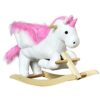 Plush Unicorn Rocking Horse for Toddlers 18-36 Months with Lullaby Song