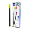 Plus Office – 10 Fine Point Markers, 0.4 mm, Ideal for Writing, Painting and Drawing, School Pens with Fine Point, Water-Based Coloured Ink (Apple Green)